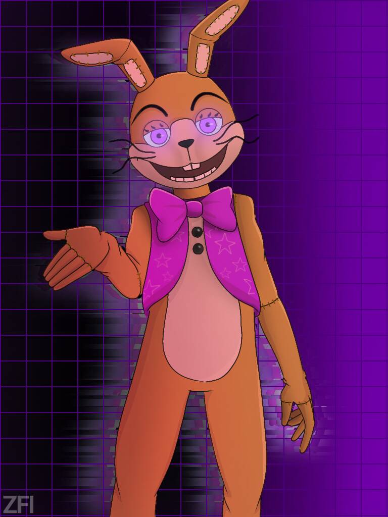 FNAF - Glitchtrap by ThatMysteriousKitten on DeviantArt