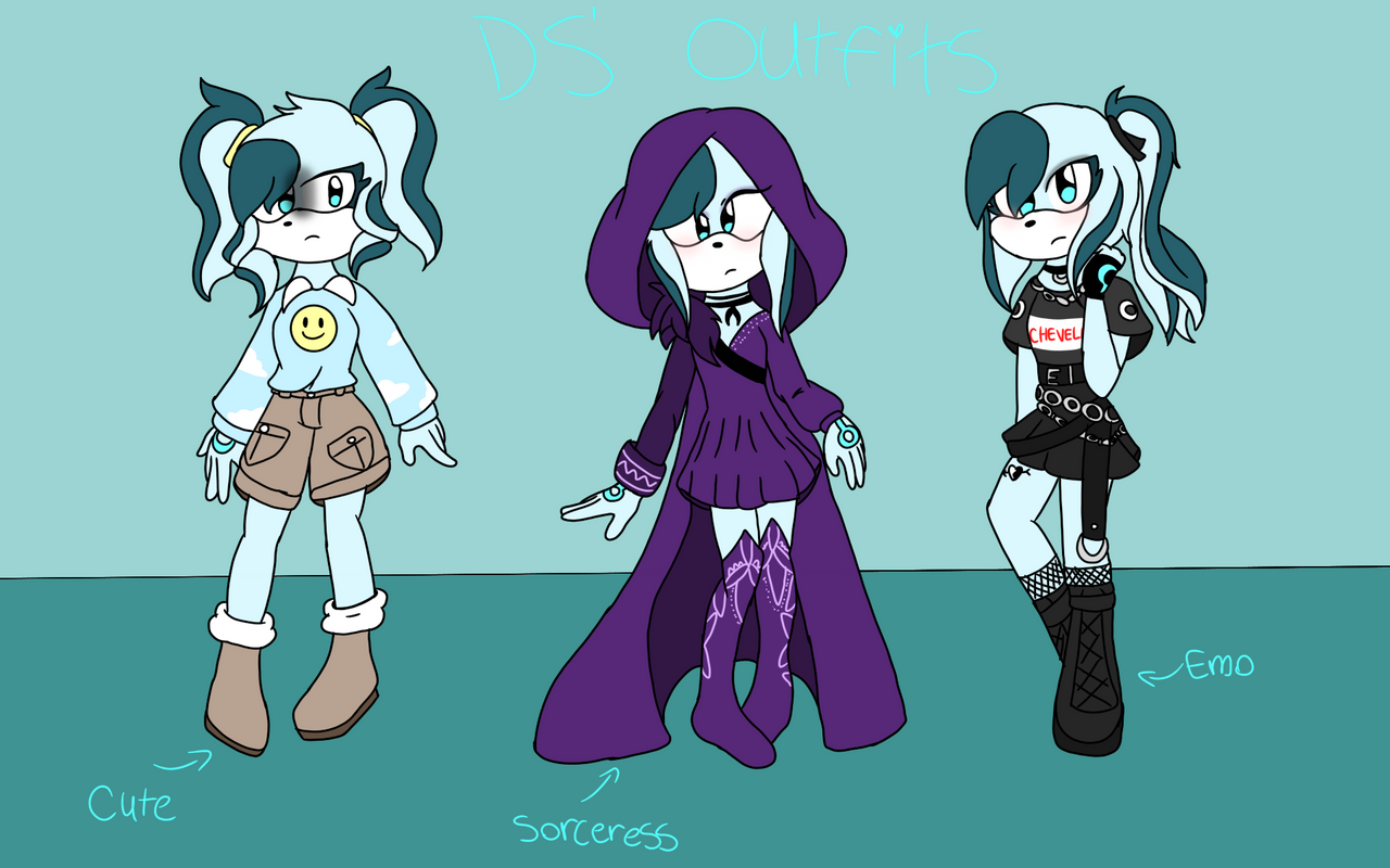 DS Outfits (Colored/Digital) by on DeviantArt