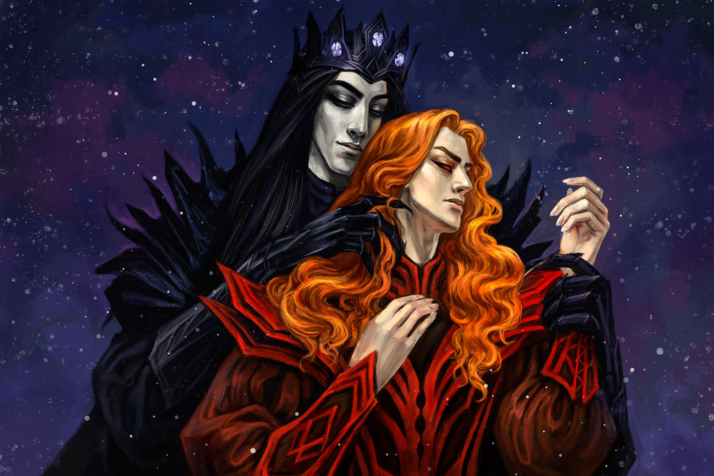 Melkor and Sauron by BohemianWeasel on DeviantArt