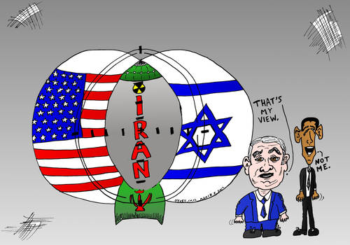 Nuclear Iran cartoon