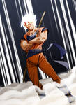 Re-Imagigne 001 Goku - color by AlexDeB