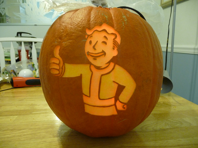 Vault Boy Pumpkin 2