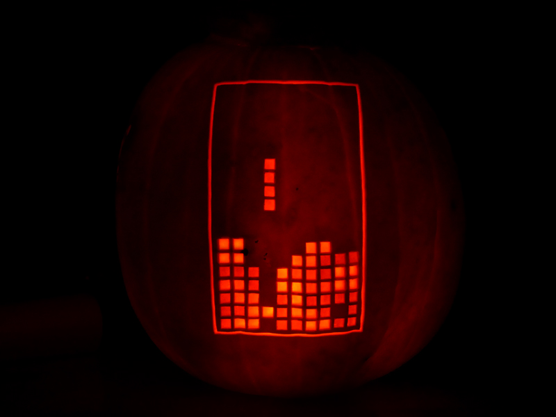 Tetris Pumpkin