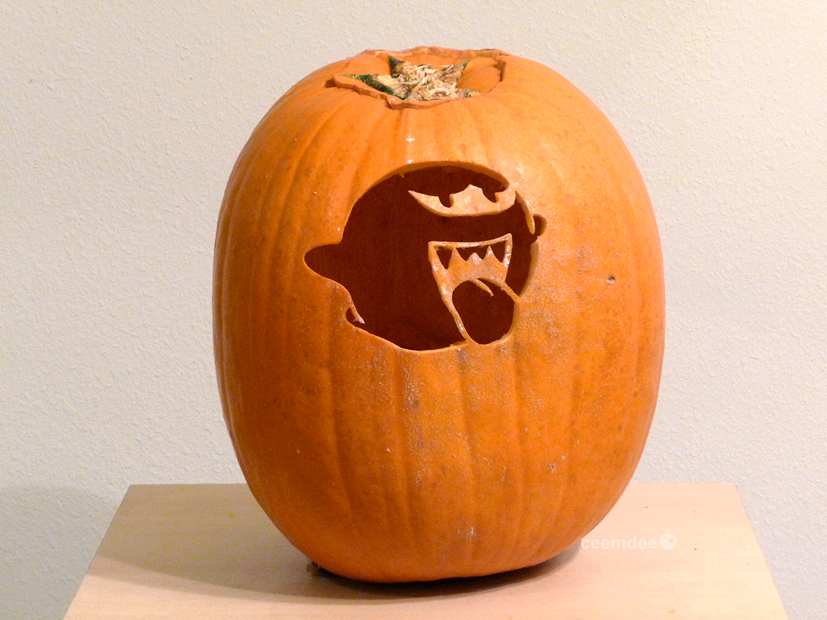 Luigi's Mansion Pumpkin Projection