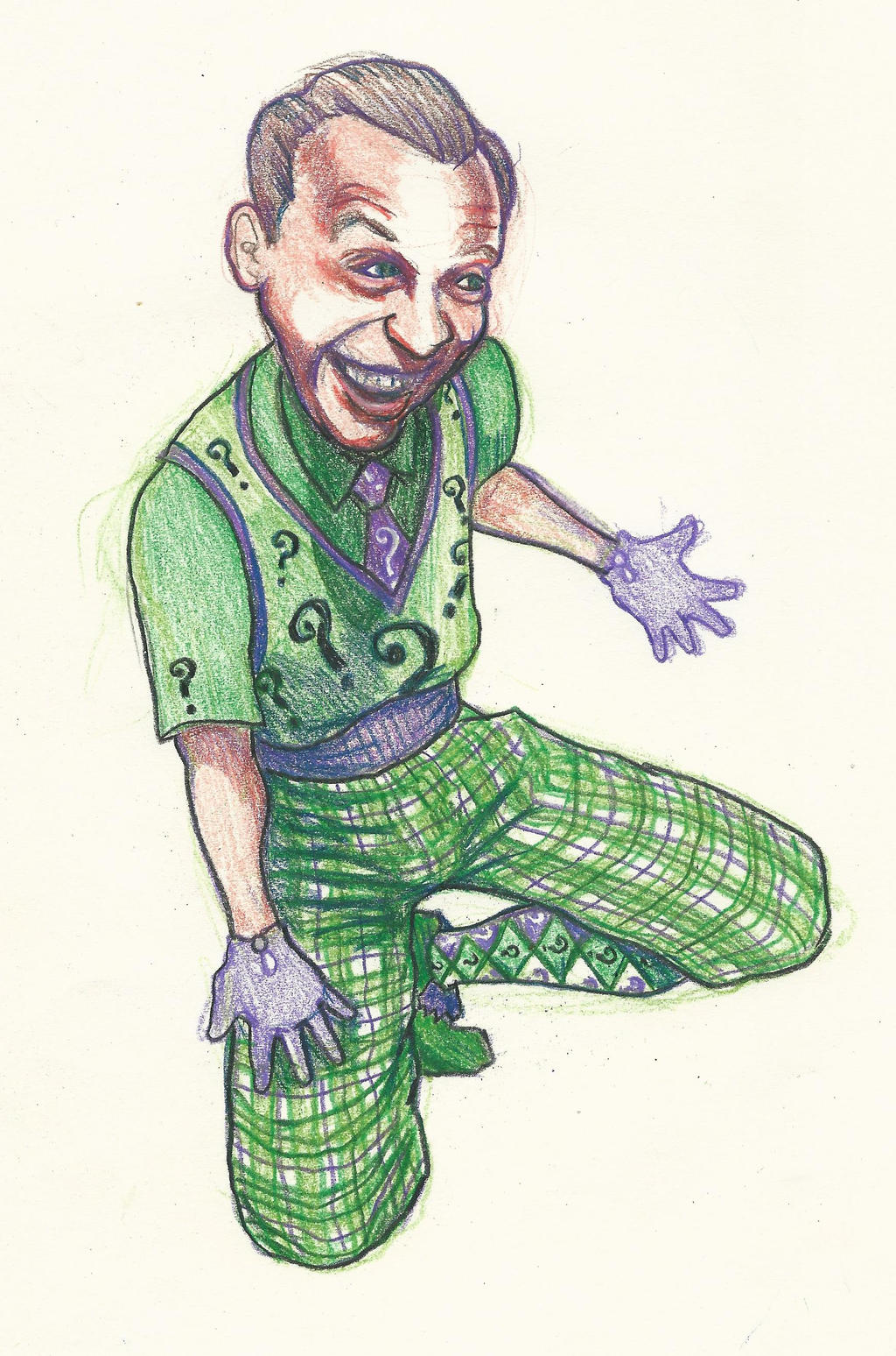 Riddler In Golf Attire by Jimi-von-Broadway on DeviantArt