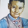 Portrait of a Boy Drawing