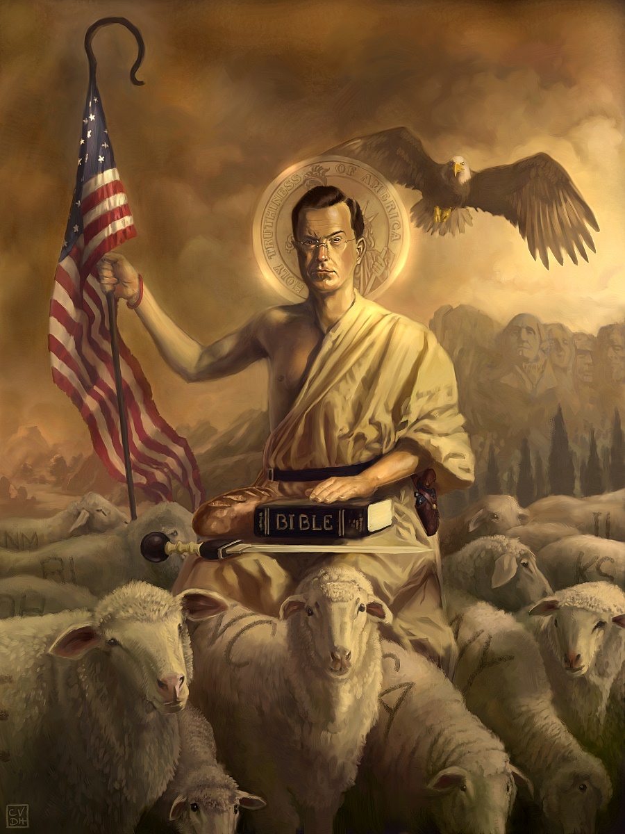 Saint-Colbert and his flock