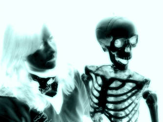 Me and my skeleton friend.