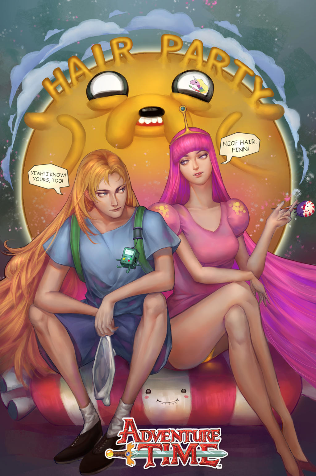 Adventure Time Hair Party