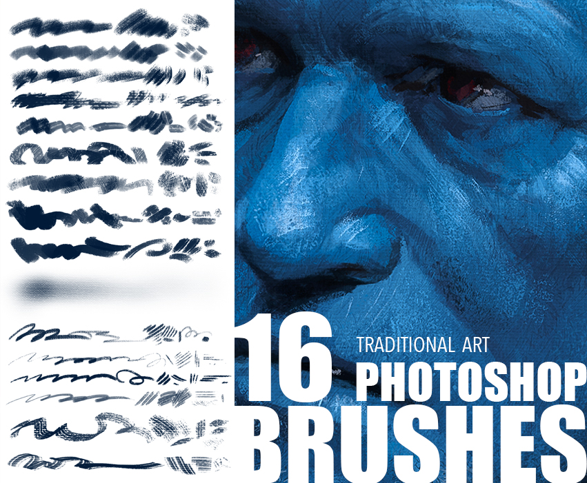 Brush set_Trditional art look