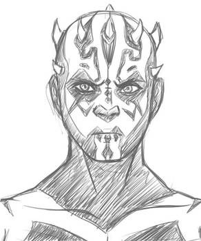 Darth Maul Sketch