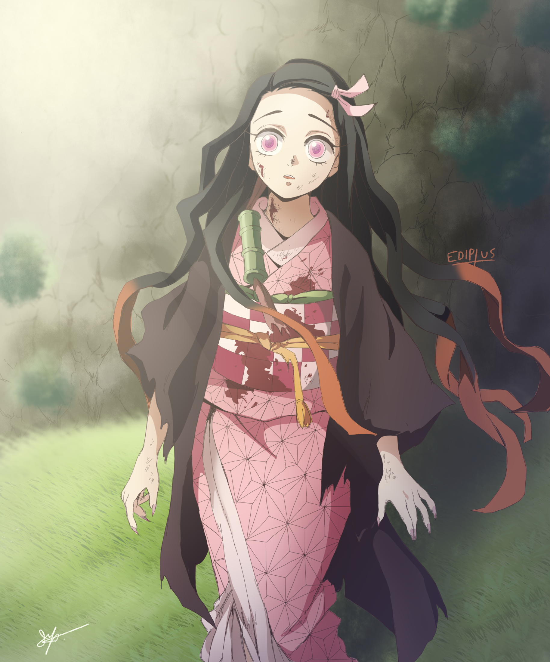 kimetsu no yaiba 126 Nezuko by SantiagoMarinG on DeviantArt