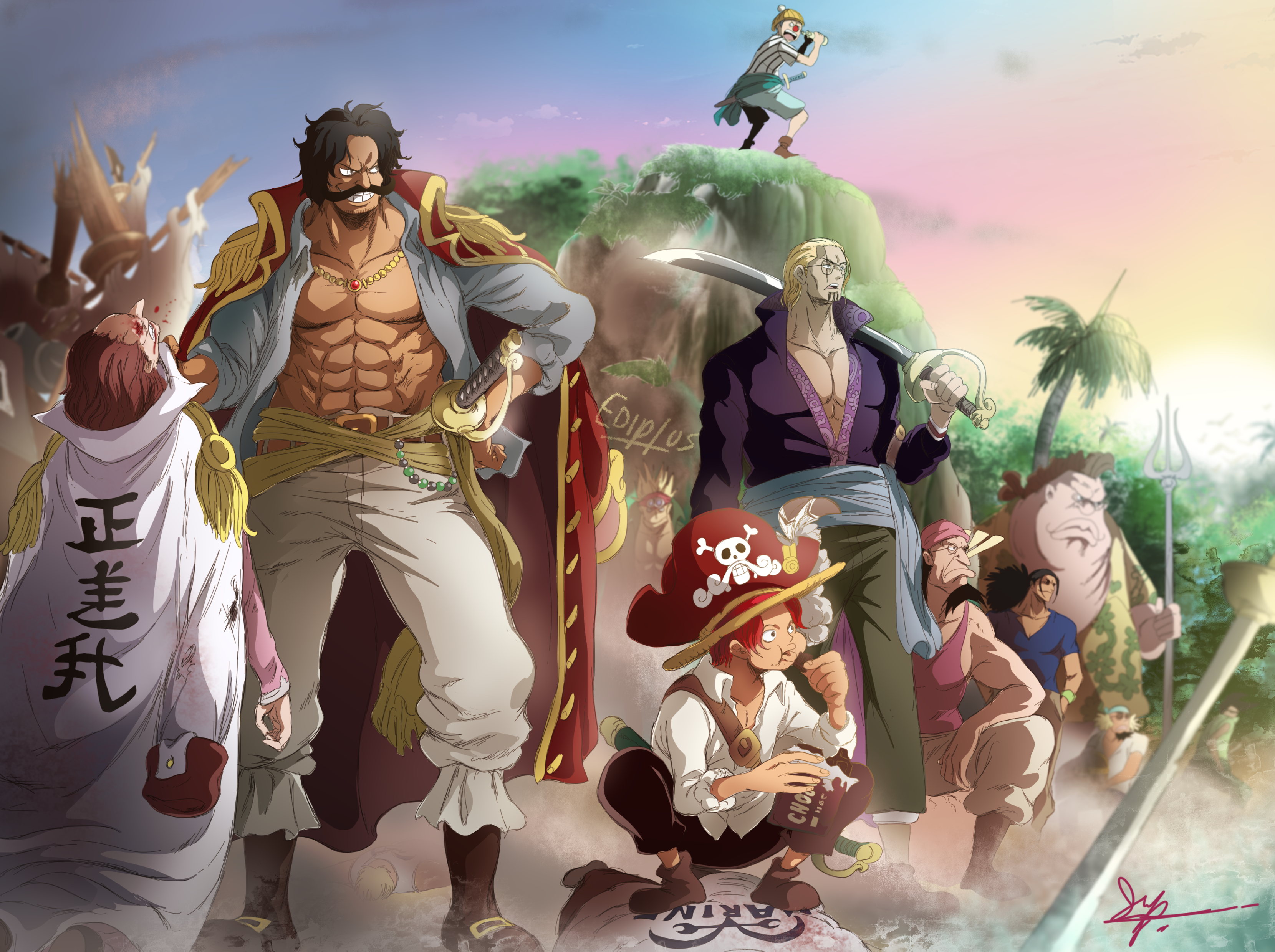 One Piece Chapter 965 Gold Roger Pirate Crew Anime by Amanomoon on  DeviantArt