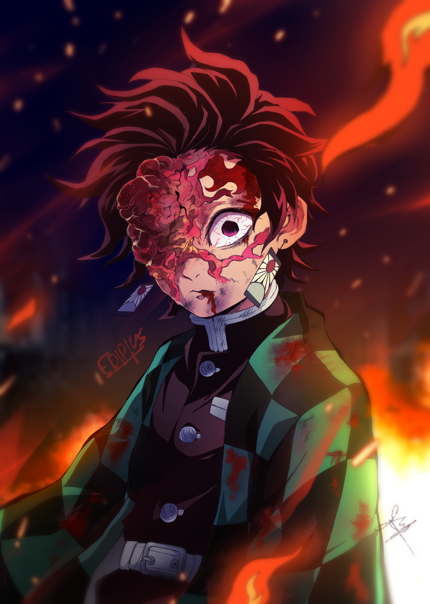 KNY: Goodbye Tanjiro by GeralArtesuki on DeviantArt