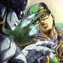 Jotaro and Whitesnake - JoJo's Stone Ocean