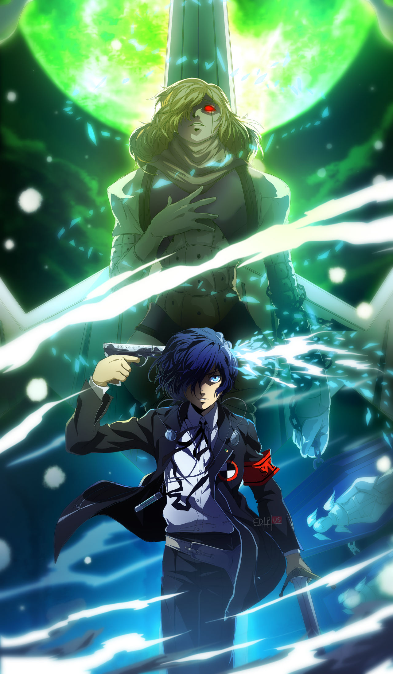Makoto Yuki Messiah Persona 3 by EDIPTUS on DeviantArt