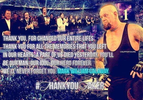 Thank You Undertaker
