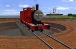 A Complaining Red Engine