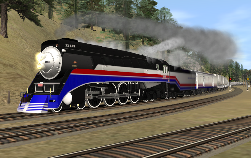 Deviantart Sp Train SP 4449 Hauls The American Freedom Train On CSW by KaneTakerfan701 on ...