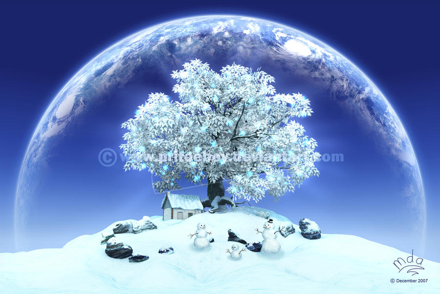 Snow globe by Chromattix on DeviantArt
