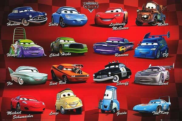 Cars: Character Poster by LittleBigPlanet1234 on DeviantArt Cars: Character Poster by LittleBigPlanet1234 on DeviantArt