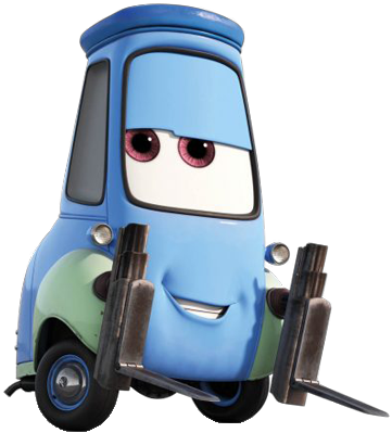 Cars: Guido smiling stock art by LittleBigPlanet1234 on DeviantArt