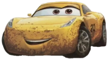 Cars: Cruz as Frances Beltline smiling stock art