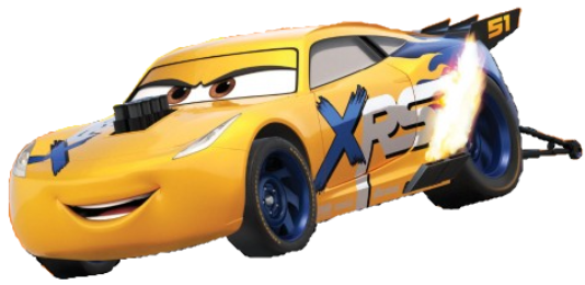 Cars: XRS Cruz Ramirez driving stock art