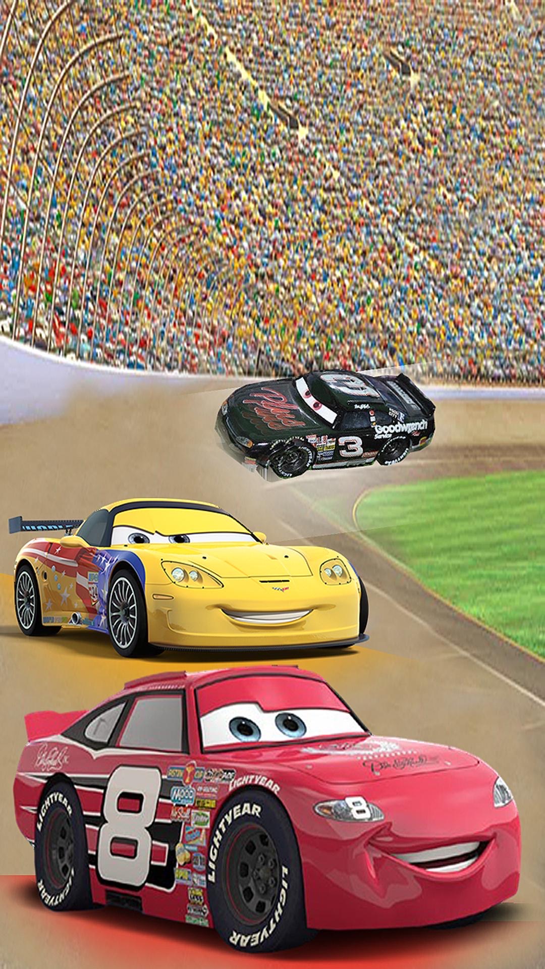 Cars Racetrack Iphone Wallpaper By Littlebigplanet1234 On Deviantart