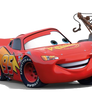 Cars: Lightning McQueen and Mater stock art