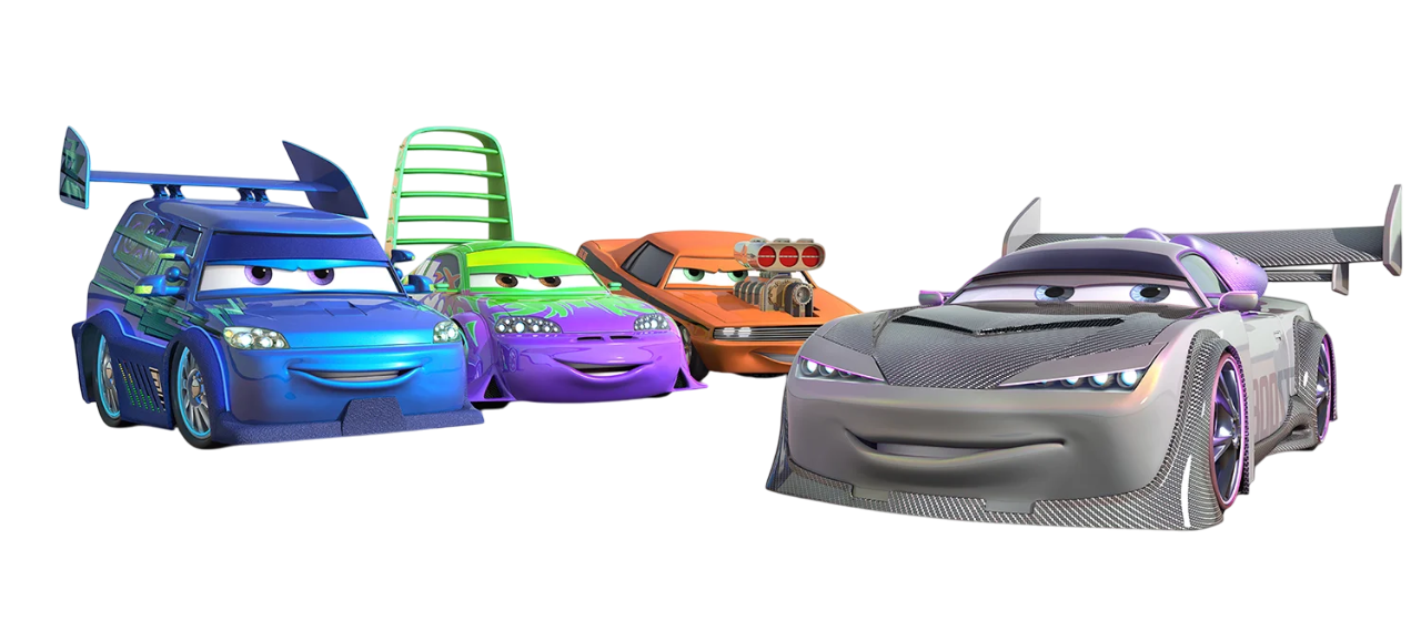Cars Boost Deviantart Cars: Boost, Wingo, DJ, and Snot Rod stock art by LittleBigPlanet1234 ...