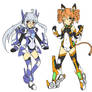 OreTwintailnarimasu OC : tail-mirage w tail-orange