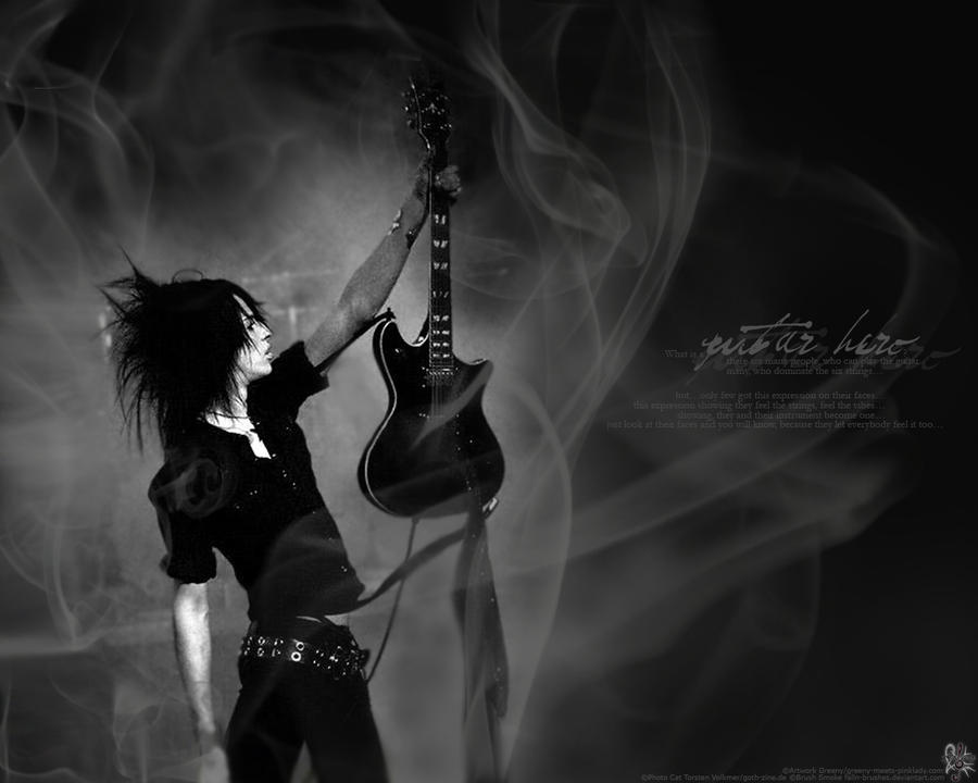 Черный песня рок. Рок гитарист. Девушка с электрогитарой. Тяжелый рок арт. Гитарист арт.