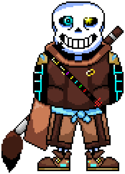 Ink Sans sprite by AARONMEGAGAMER05 on DeviantArt