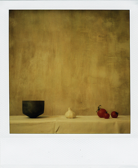 still life with garlic