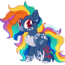 Rainbow dash x queen novo l adopt open