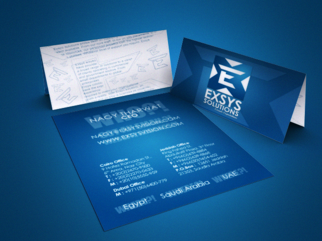 Exsys Solutions Business Card by XtrDesign