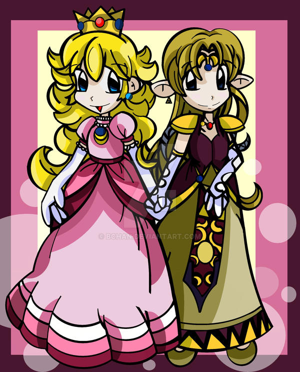 Nintendo Princesses Redux by bchan on DeviantArt