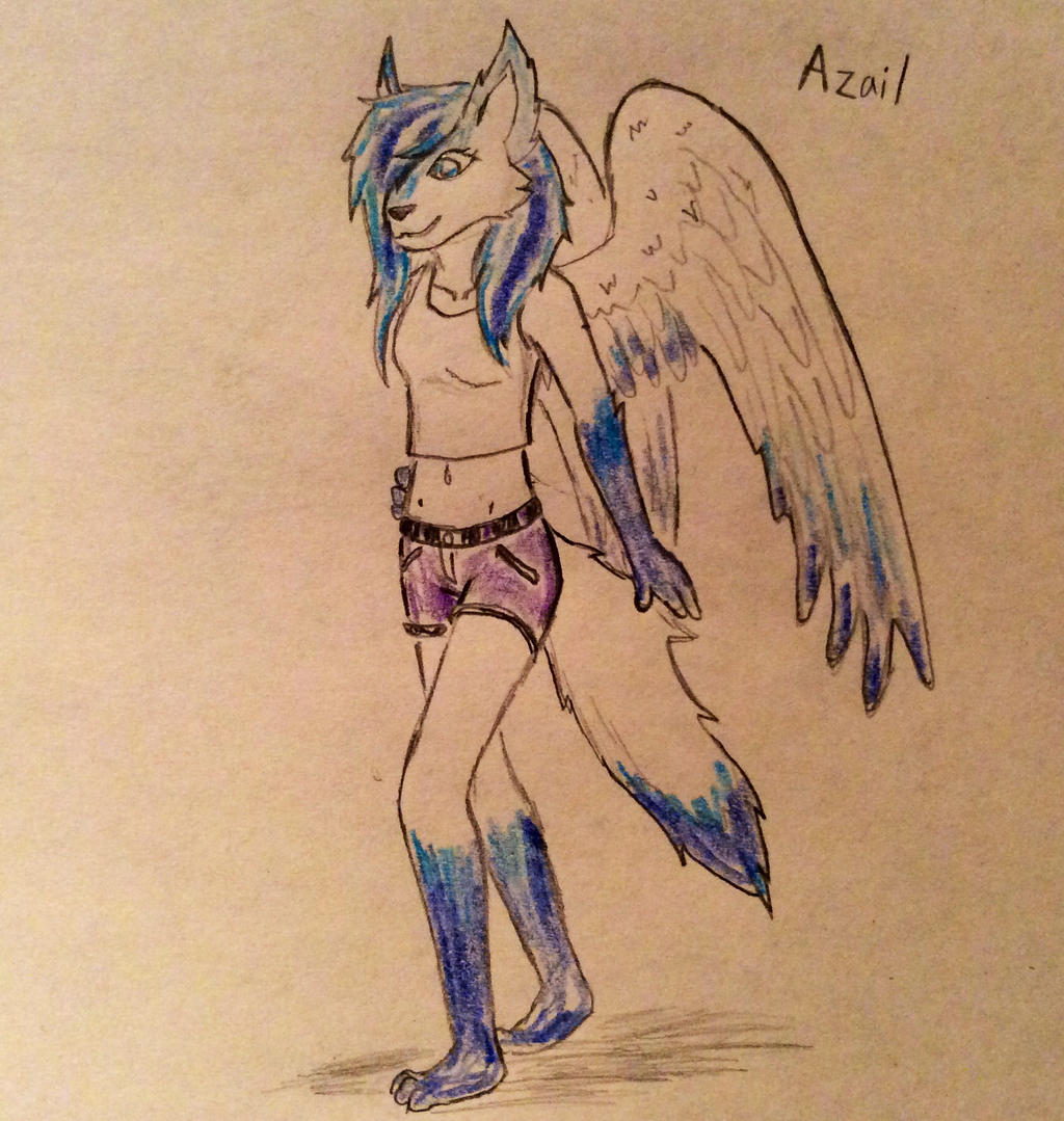 Azail Character GIFT Azail angel wolf by JUSTinnator4 on DeviantArt