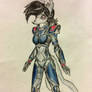 Ellie the cyborg wolf girl