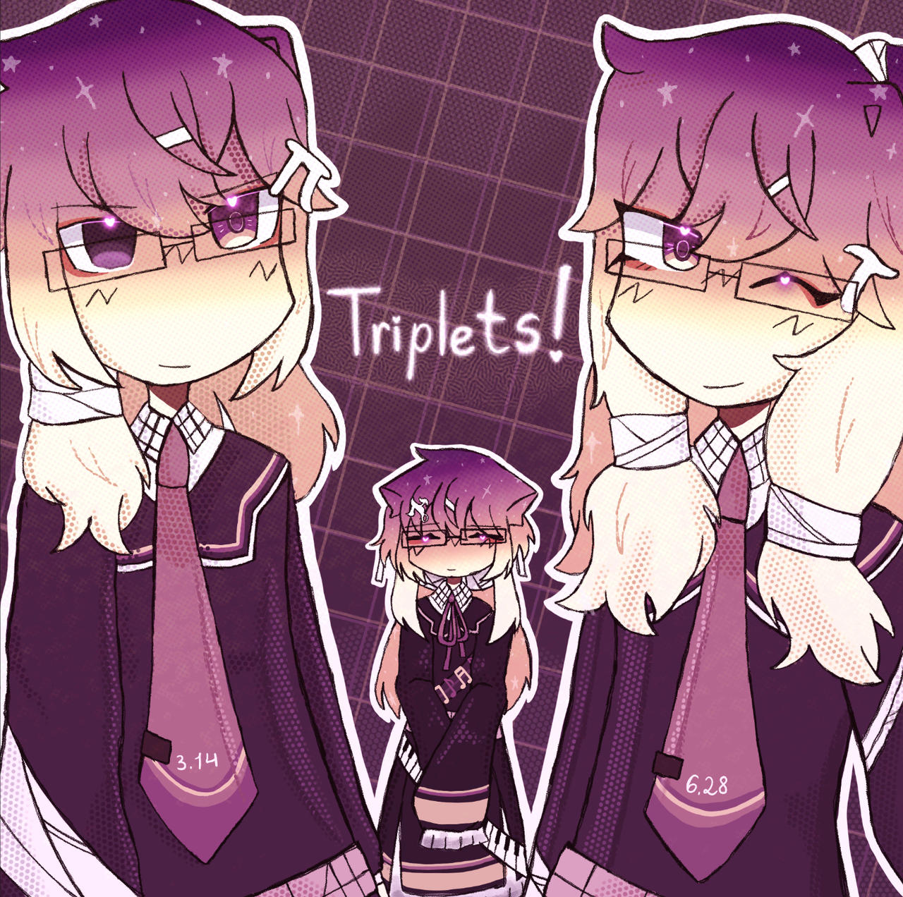 Triplets Deviantart Triplets :) by Velfiep on DeviantArt
