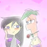 Art Trade: Katie and Ferb