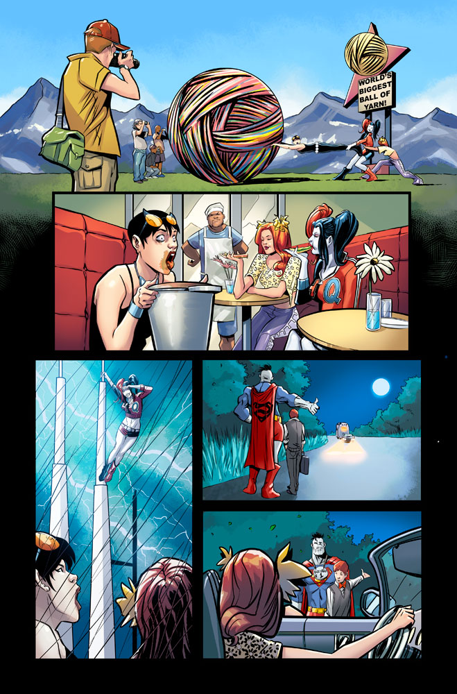 Harley Quinn Road trip. pg 33 by MBirkhofer