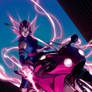 Psylocke on a Bike