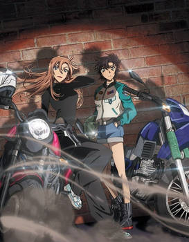 Masumi and Chihaya and hier Bikes