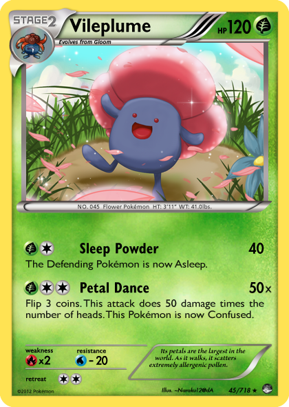 TheAlphaRanger Fake Cards 45/718: Vileplume