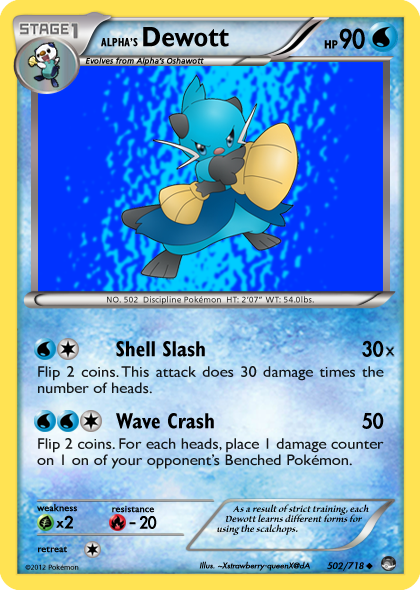 TheAlphaRanger Fake Cards: Alpha's Dewott