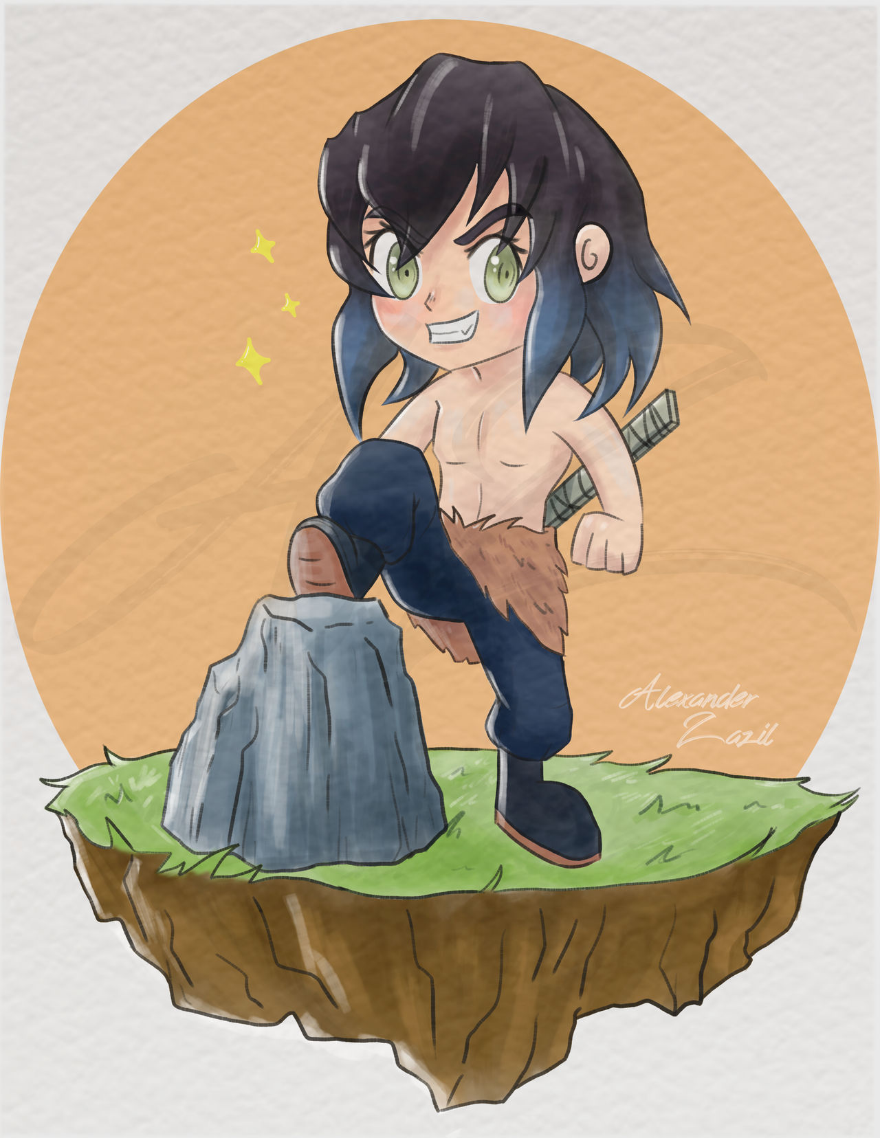 -Chibi Inosuke- by MisakiGio on DeviantArt