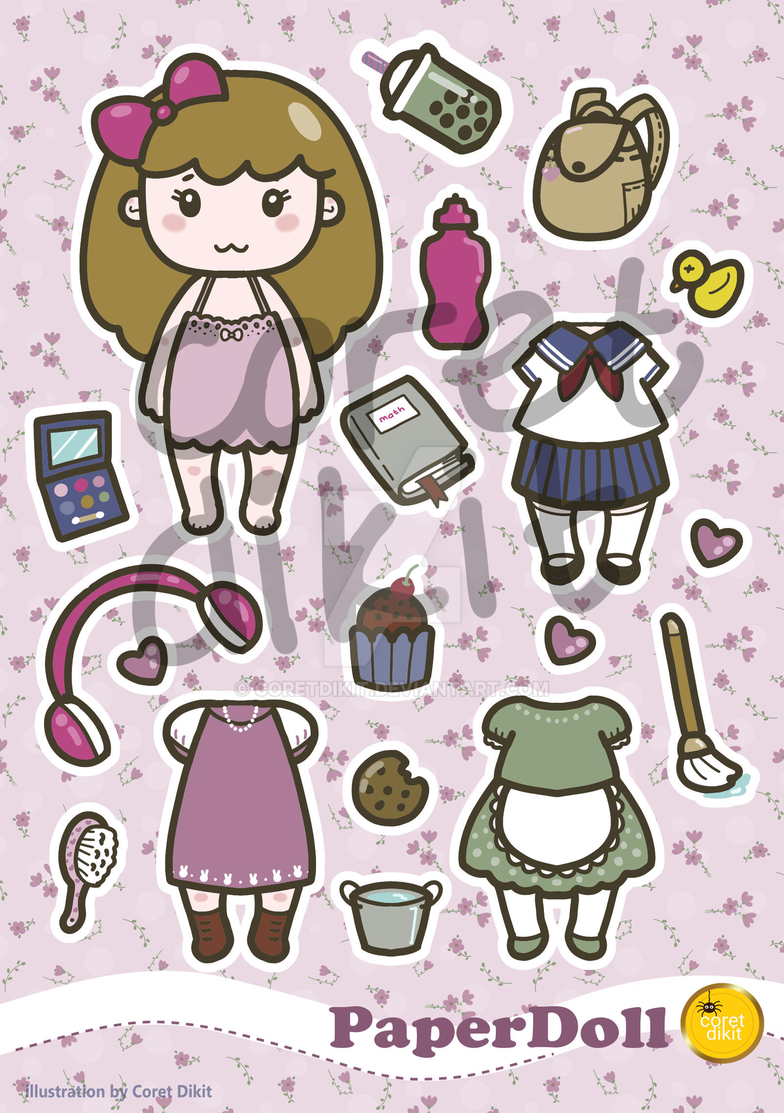 Paper Doll Printable By Coretdikit On DeviantArt