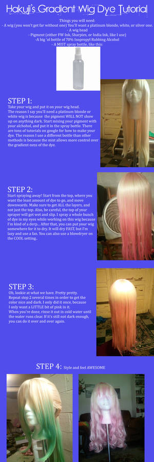 Gradient Dye Wig Tutorial